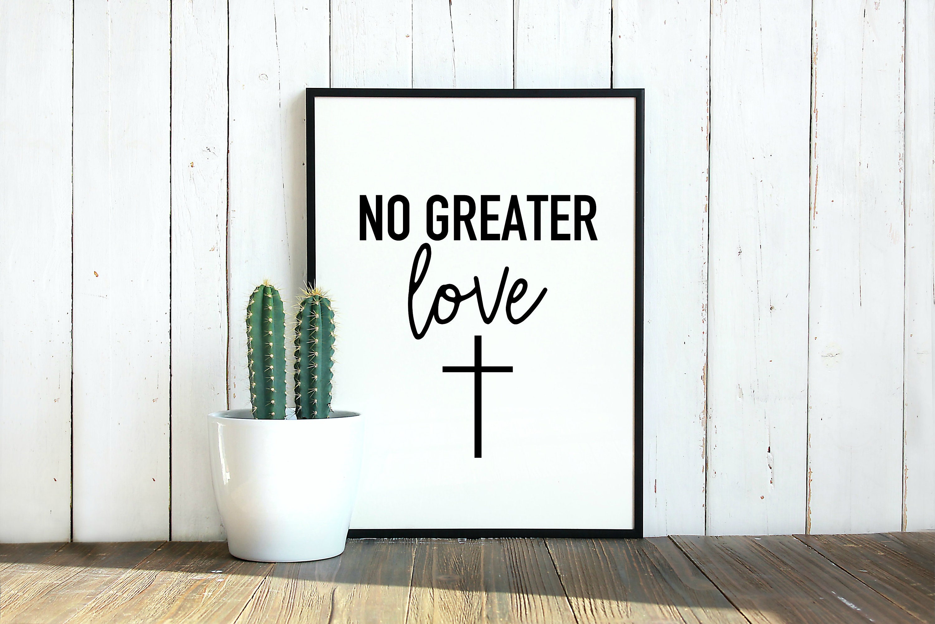 No Greater Love SVG/ Bible Verse Svg Files / Cross / Christian - Etsy