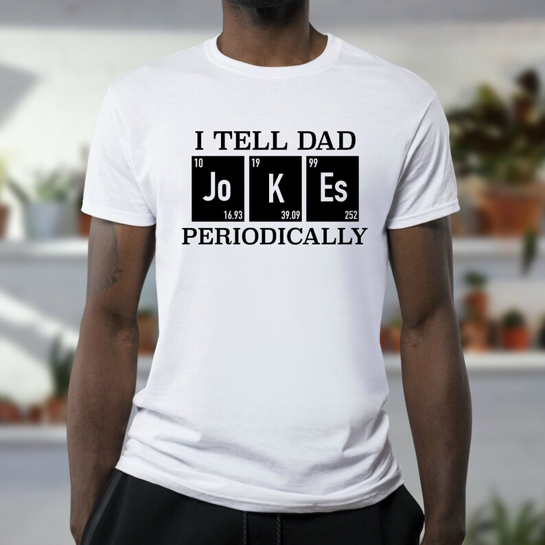 Download I Tell Dad Jokes Periodically SVG & PNG Instant Download Cut | Etsy