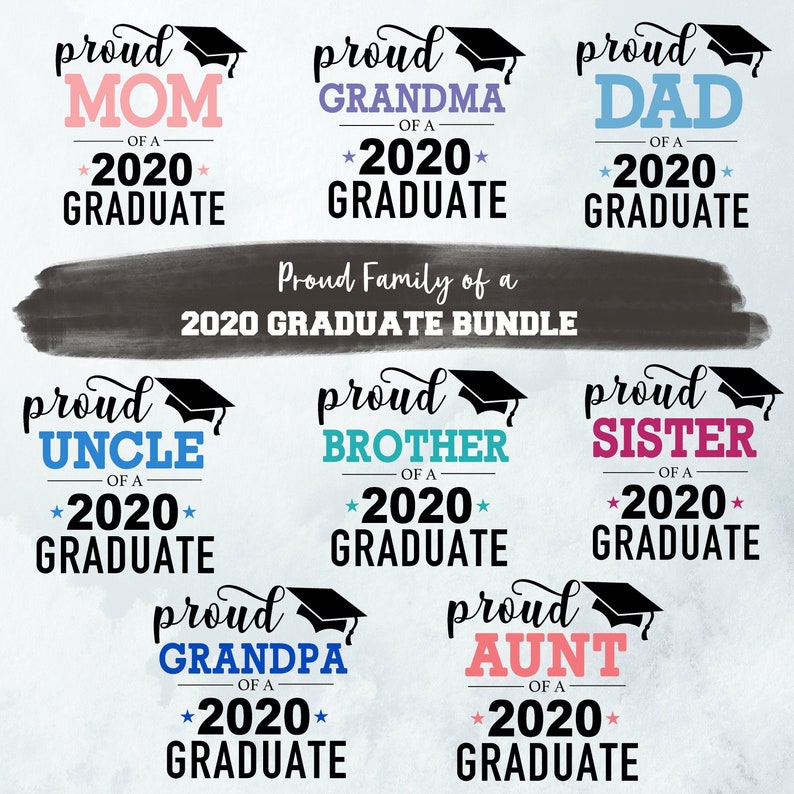 Download Proud Family of a 2020 Graduate Bundle SVG & PNG High ...