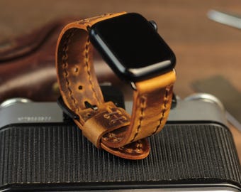 Leather Apple Watch Band: Personalized Custom Strap