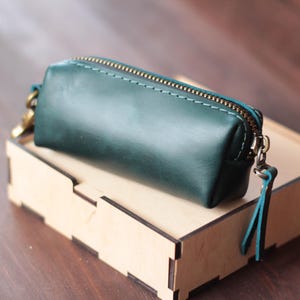 Schlüsselbund Geldbörse Leder Schlüsselhalter Kleiner Beutel Reißverschluss Kartenhalter Benutzerdefinierte Schlüsselbund Organizer Münzbeutel Leder kleine Geldbörse Kundenspezifisches Geschenk