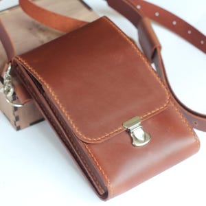 Bolso bandolera pequeño para teléfono móvil, minibolso bandolera, funda para teléfono móvil, minibolso de hombro, cartera fina