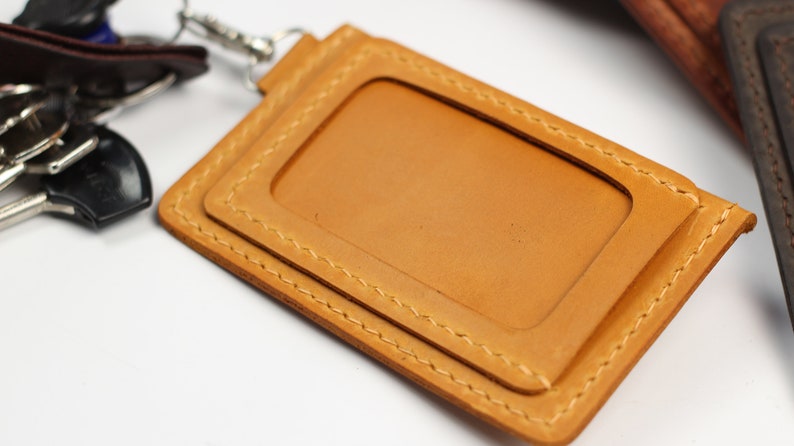 Keychain Wallet, Leather Keychain Card Holder, Personalised Keyring Wallet, Wallet Keychain, Leather Coin Purse, Card Holder Keychain image 7