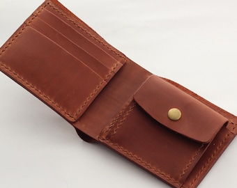 Leather Wallet for Men Custom Slim Bifold with Money Clip Personalized Engraved Leather Wallet Groomsmen Gift and Minimalist Wallet Clip