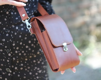 Pequeño teléfono celular crossbody, mini bolso de mensajero, bolso de teléfono crossbody, bolso de teléfono móvil, funda de teléfono para mujeres, mini bolso de hombro, billetera de teléfono