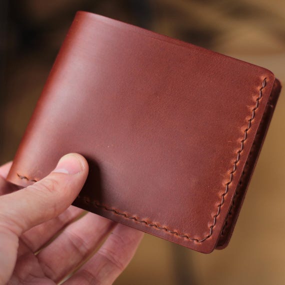 Cartera de piel personalizada de Caballo Loco: Monedero y