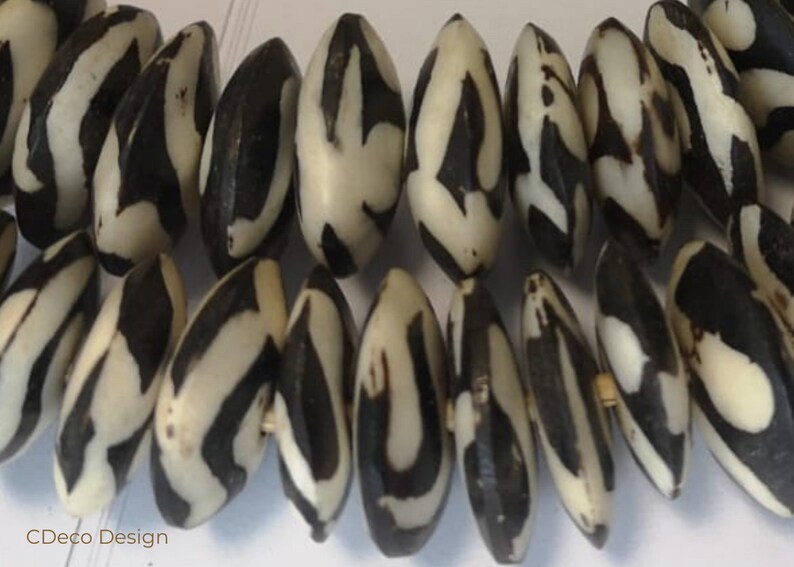African bone beads handmade Bead size 20mm