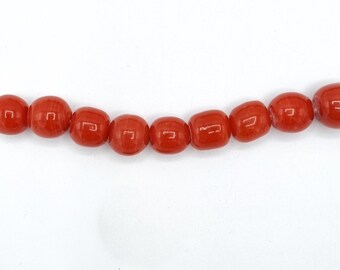 strands of ball glass beads