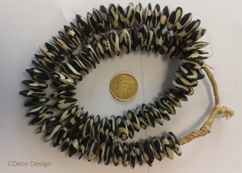 African bone beads handmade Bead size 20mm
