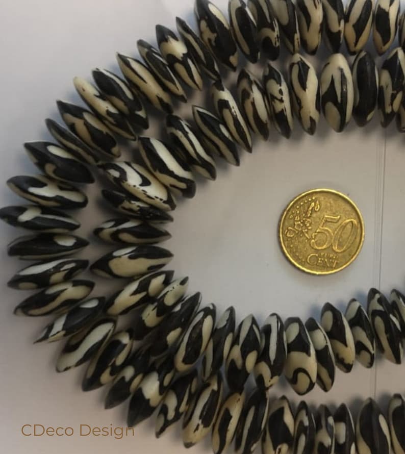 African bone beads handmade Bead size 20mm