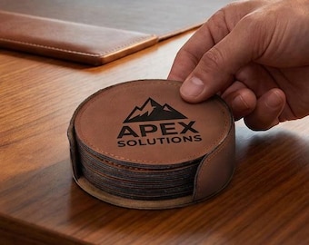 Custom Set Of 6 Saddle Round Coasters