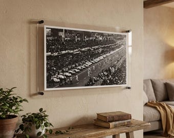 Round Corner Acrylic Floating Picture Frame
