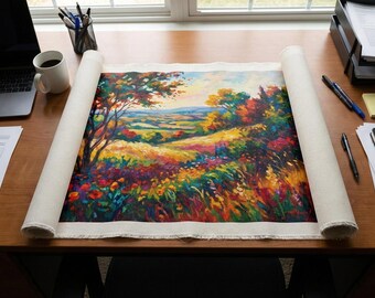 Photo Print on Canvas - Custom Size - Unframed, Roll Only