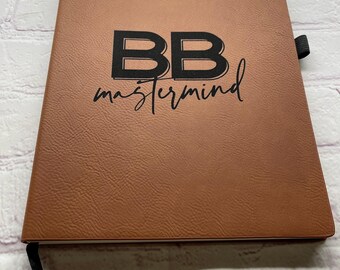 Personalized Notebook - Corporate Logo on - 3 Colors to Choose From