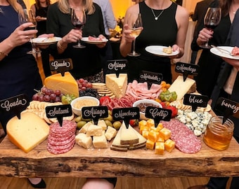 Custom Acrylic Charcuterie Board Labels