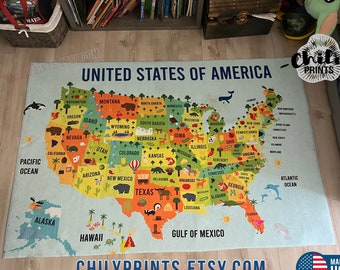 United States of America Map Rug - Il 340x270.5258833551 Nbxa 