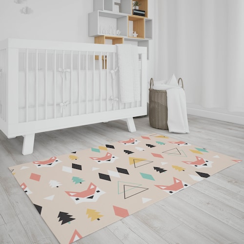 Forest Bear Mother and Baby Home Decor Area Rugs Floor Carpet Baby Crawling Mat 