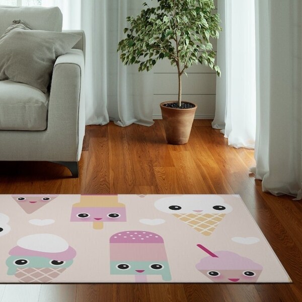 Ice Design Rug Etsy