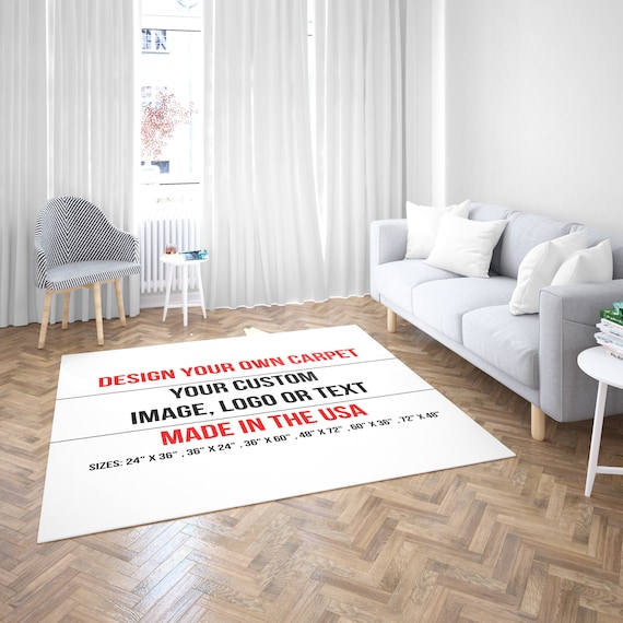 Custom carpet Design your own carpet Custom Room Carpet Etsy
