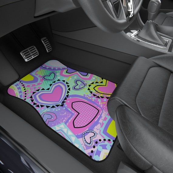 Bright Car Accessories Car Mats Set, Cute Car Accessories Floor