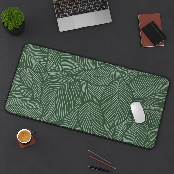 Green Desk Mat Etsy