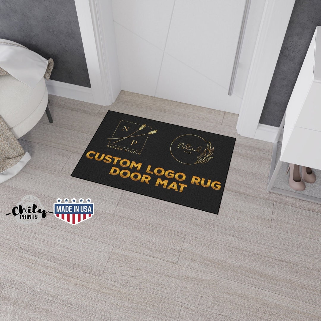 Custom Logo Floor Mats, Custom Business Logo Commercial Doormat, Budget