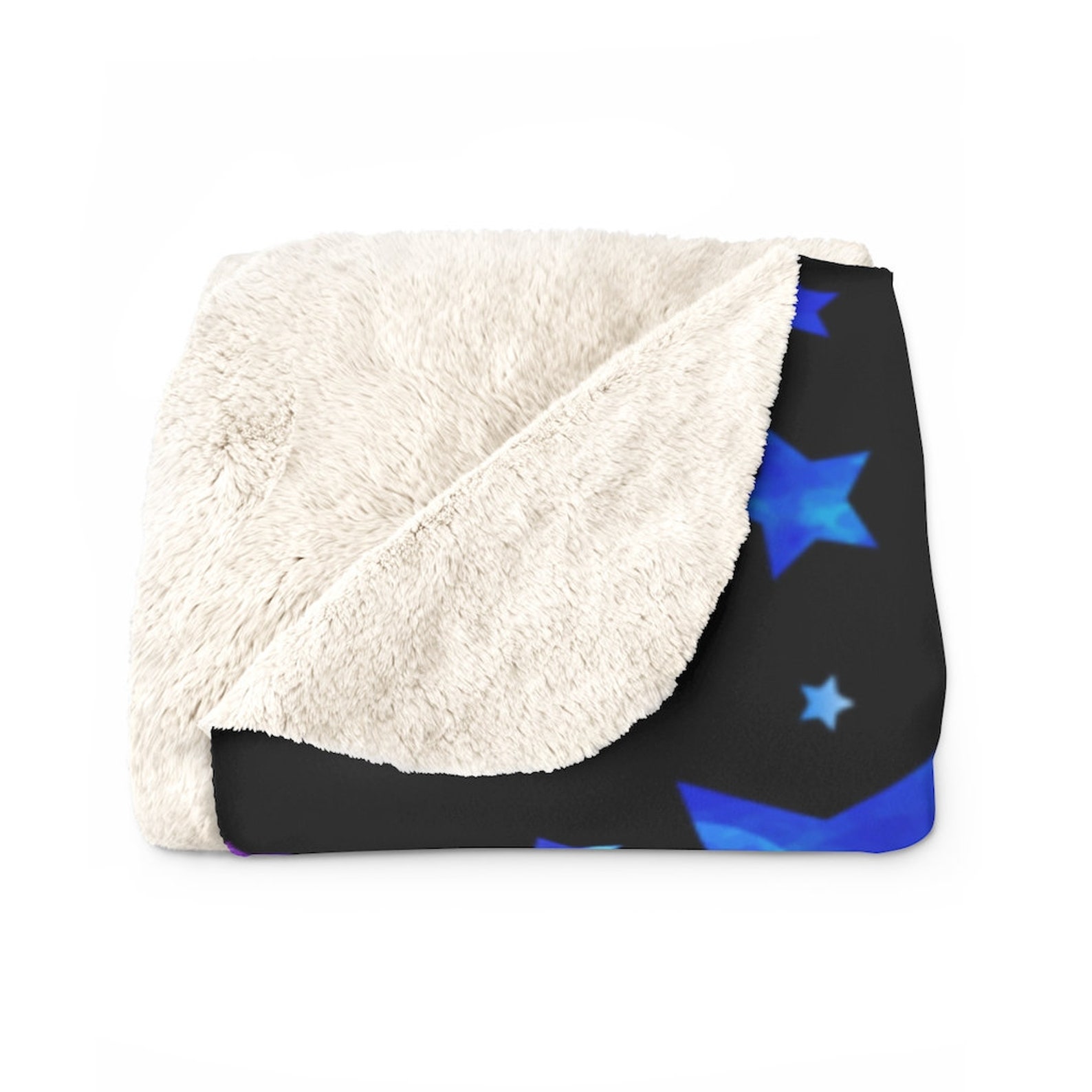 Space Galaxy design Sherpa Fleece Blanket zodiac star print Etsy