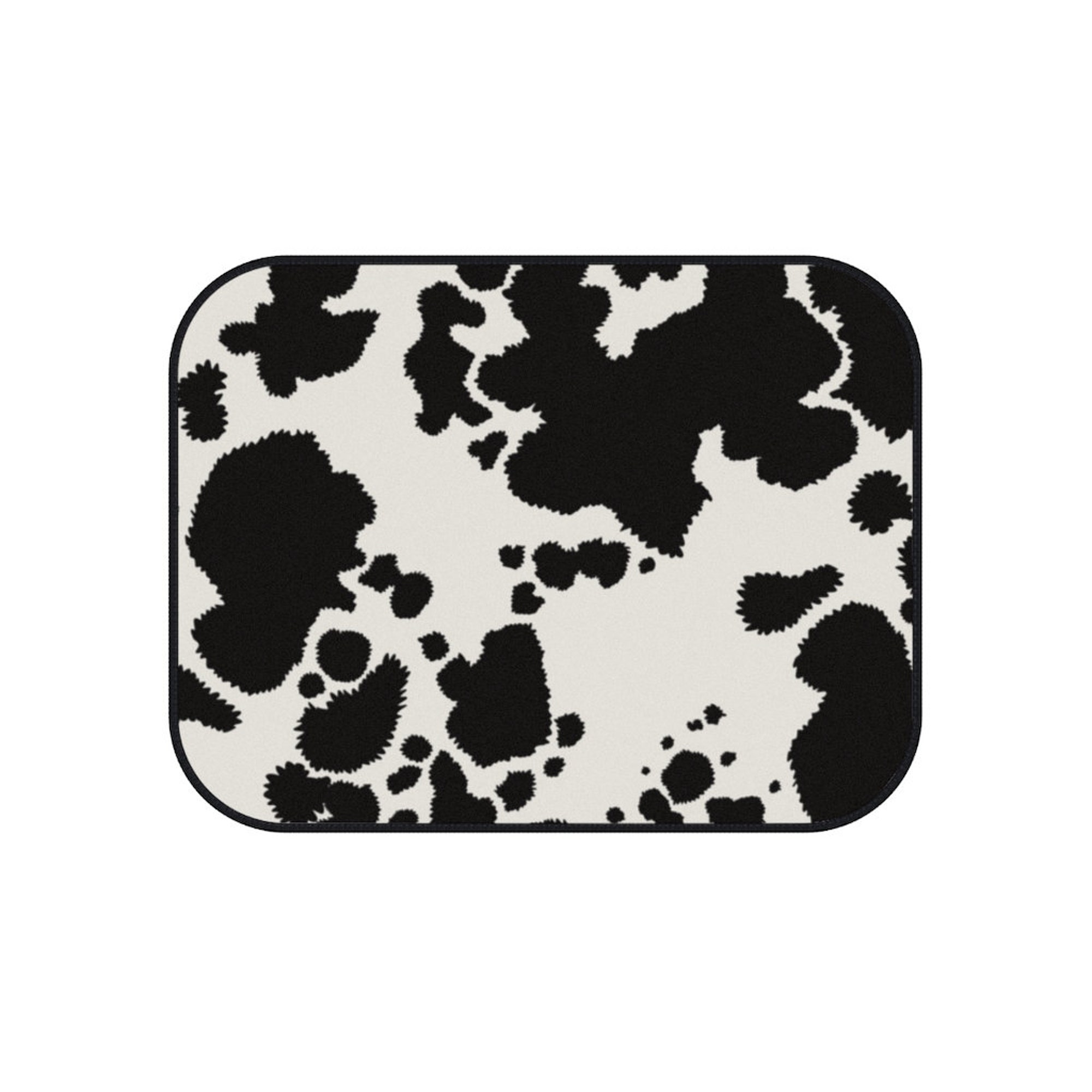 Animal skin Car Mats, Cow texture custom print car mats, Cow hide style car decor