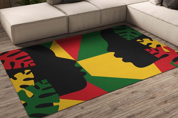Black History Month Area Rug African American History Carpet | Etsy