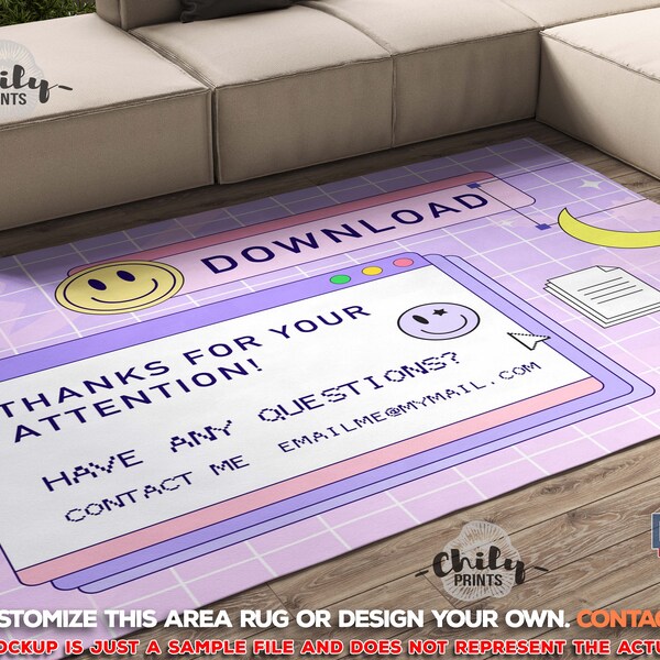 Desktop Decor Rug Etsy