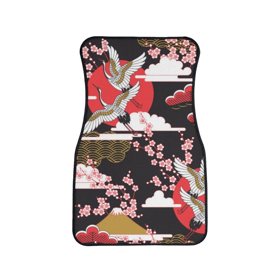 Discover Japanese traditional Car Floor Mats, Japanese Sakura Flowers Car Floor Mats, Japanese traditional motives ornaments Car Floor Mat decor gift