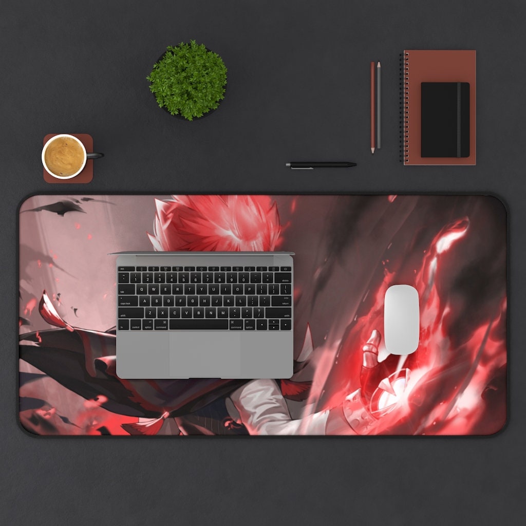 Anime Boy Desk Mat Gamer Desk Mat Beautiful Anime Boy Etsy UK