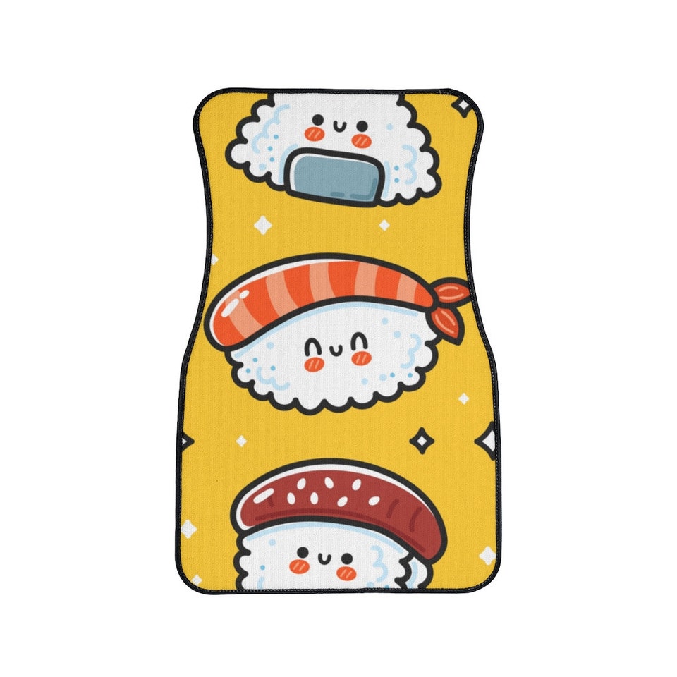 Japanese sushi Car Floor Mats, Cute Asian Kawaii car accessories