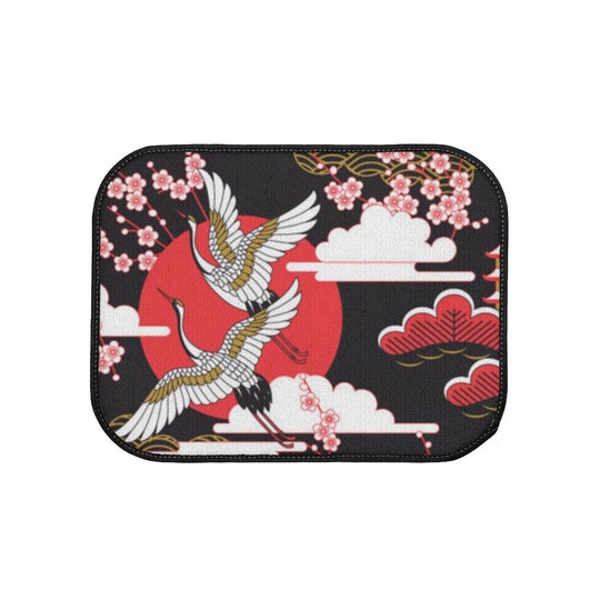 Disover Japanese traditional Car Floor Mats, Japanese Sakura Flowers Car Floor Mats, Japanese traditional motives ornaments Car Floor Mat decor gift