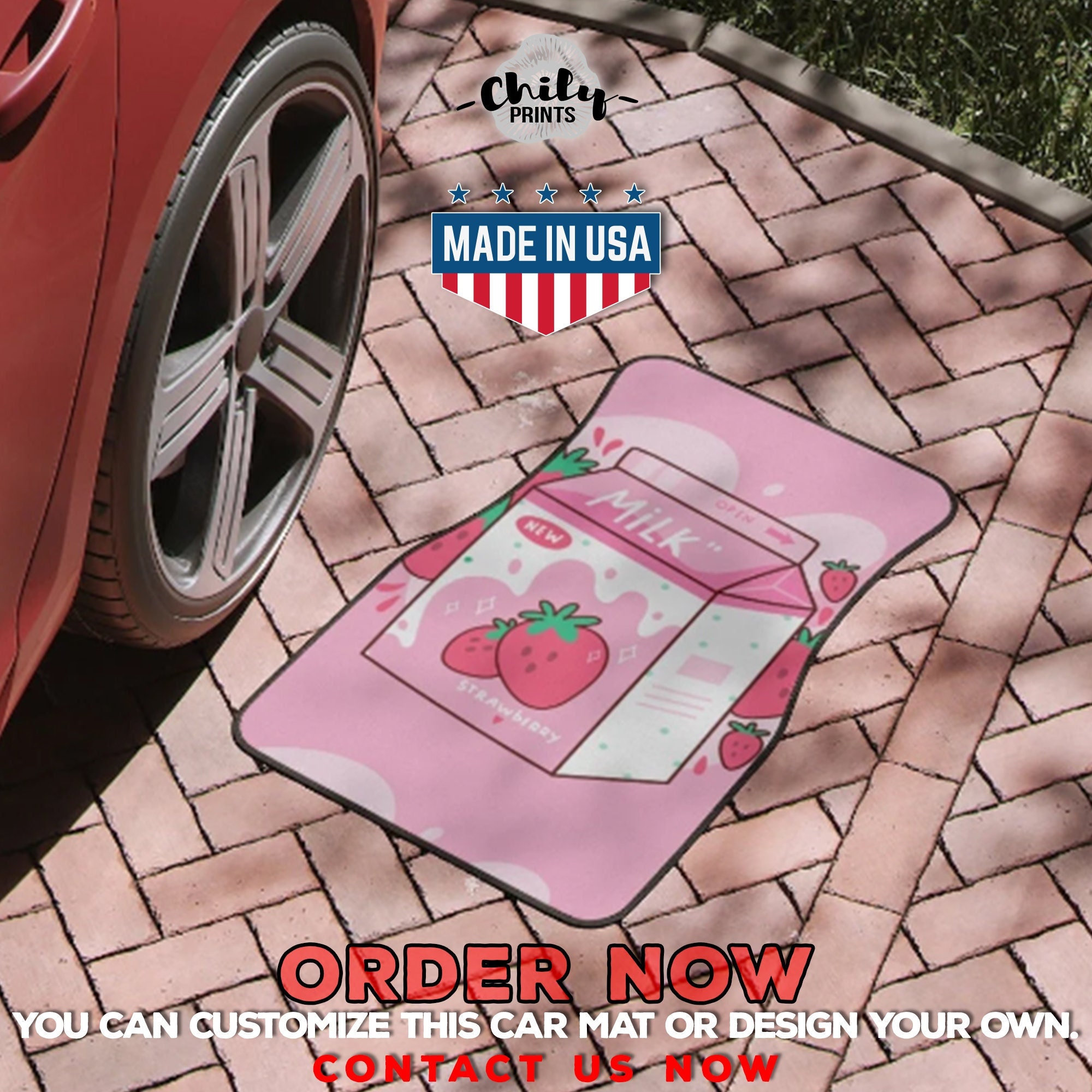 Bunte rote rosa Pfirsich abstrakte Kunst Auto Fußmatten Set, Vorder-und  Rückseite Fußmatten für Auto, Autozubehör - AliExpress