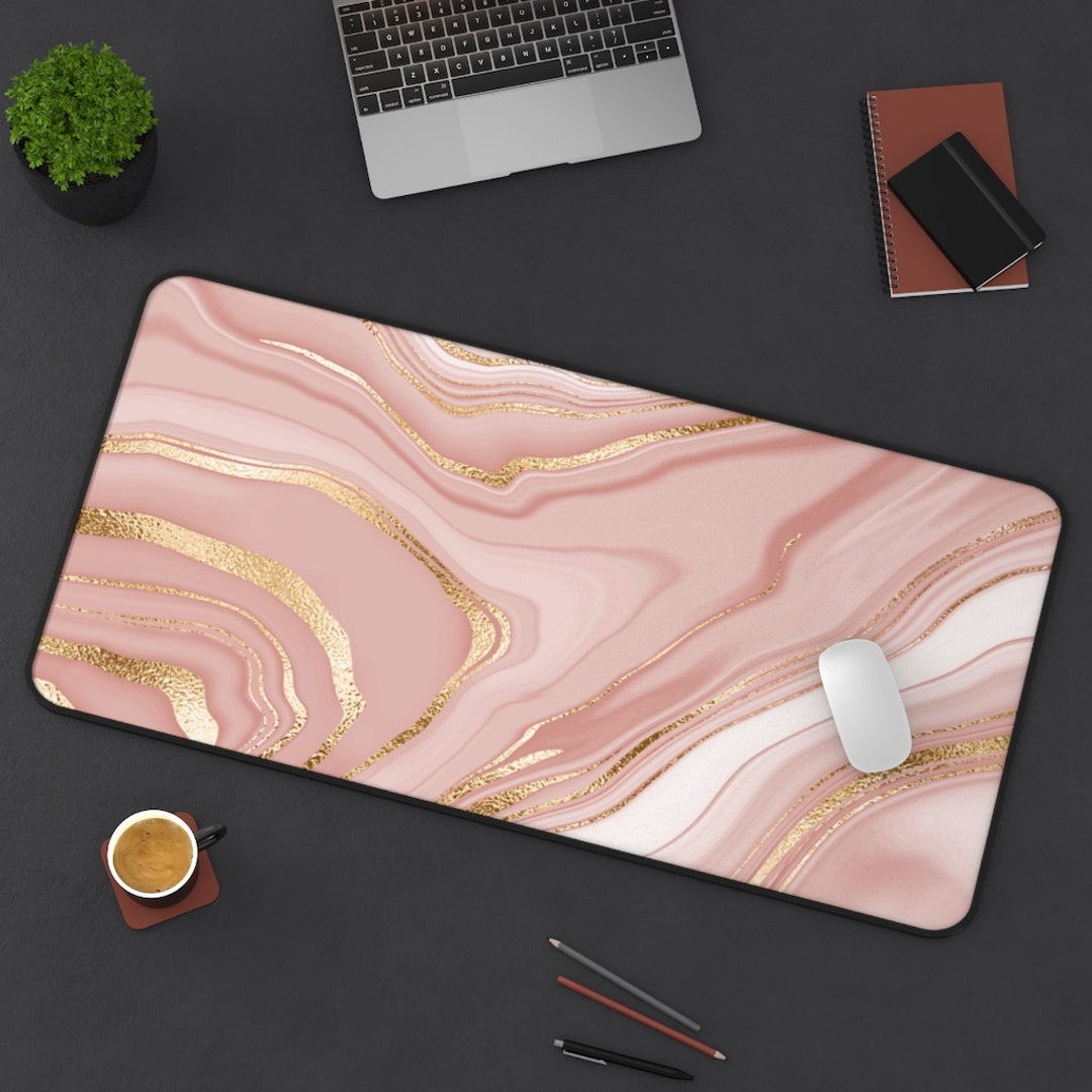 Luxury Liquid Marble Design Print Desk Mat Abstract Desk Mat Etsy