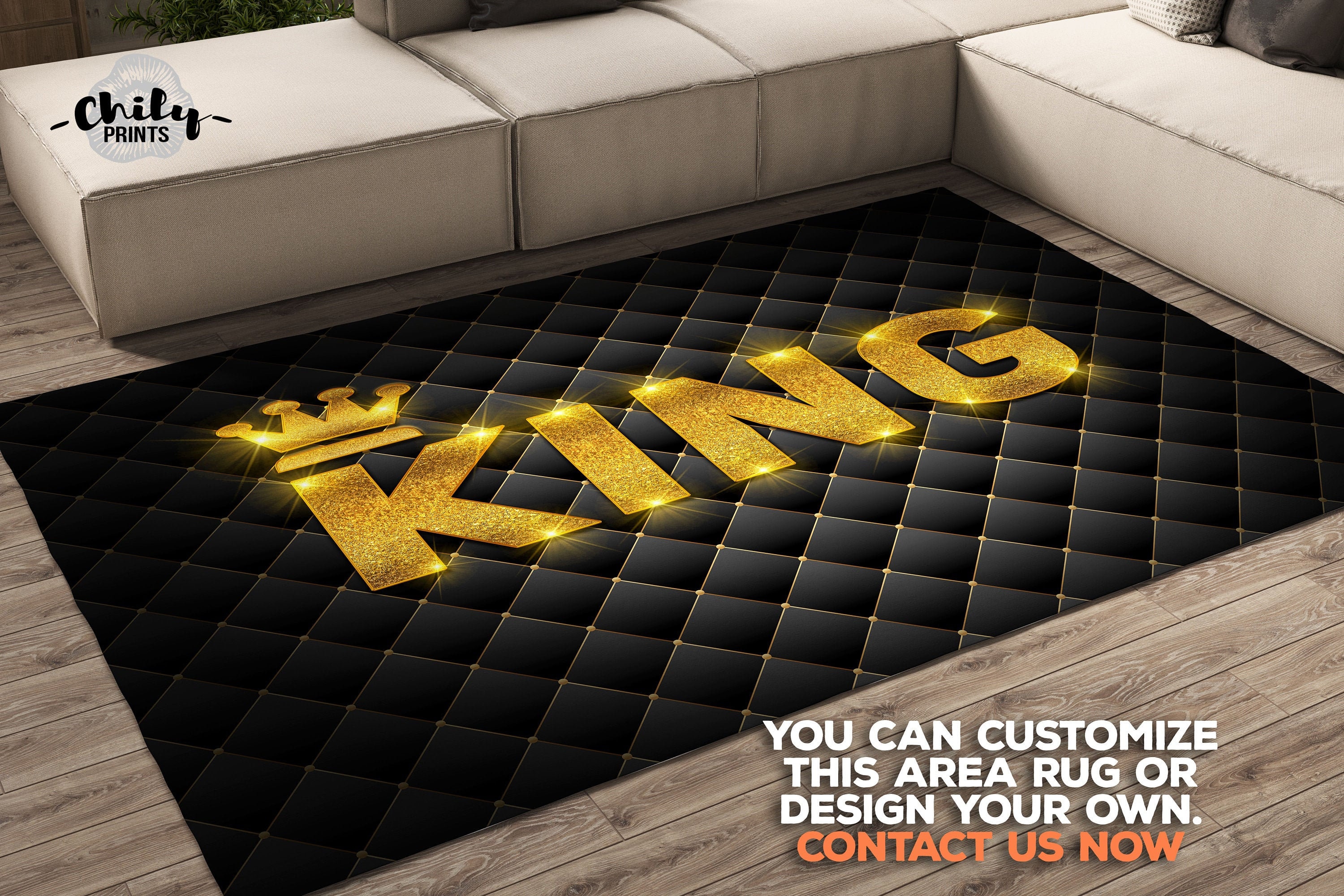 Custom Supreme X LV rug by ArtRug – ANGRY LANE