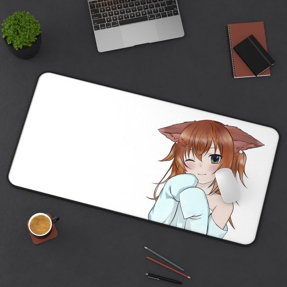 Otaku Girl Mouse Pads & Desk Mats for Sale