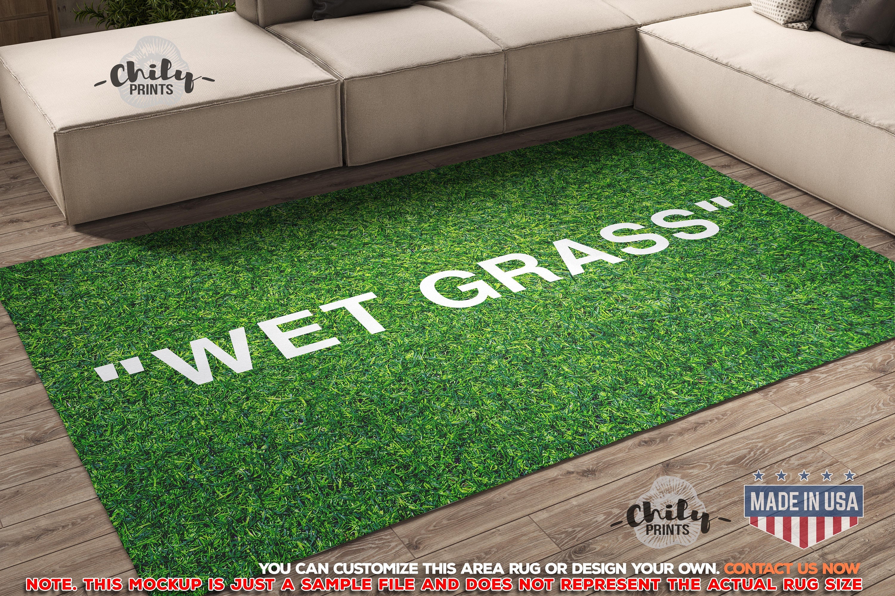 Wet Grass Rug, Grass Rug, Custom Printed Wet Grass Rug, Personalized Wet  Grass Rug, Hypebeast Flat Wet Grass Area Rug, Indoor or Outdoor Rug -   Denmark