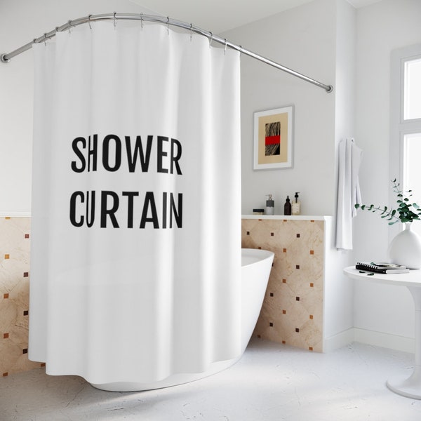 Kaws Bathroom Curtain