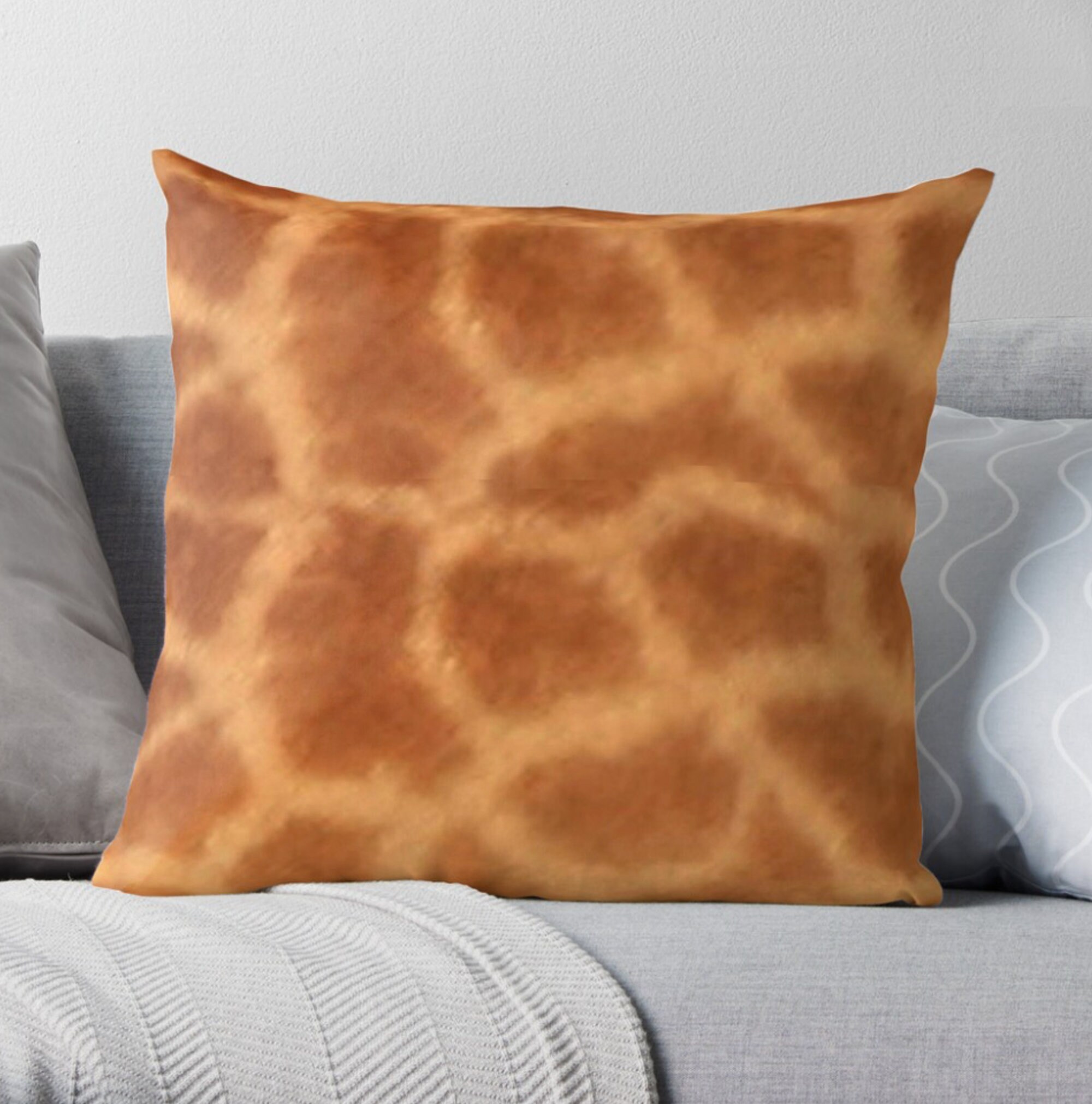 Giraffe print cushions hotsell