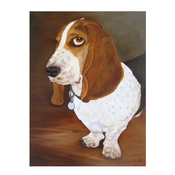 Basset Hound Art - Etsy
