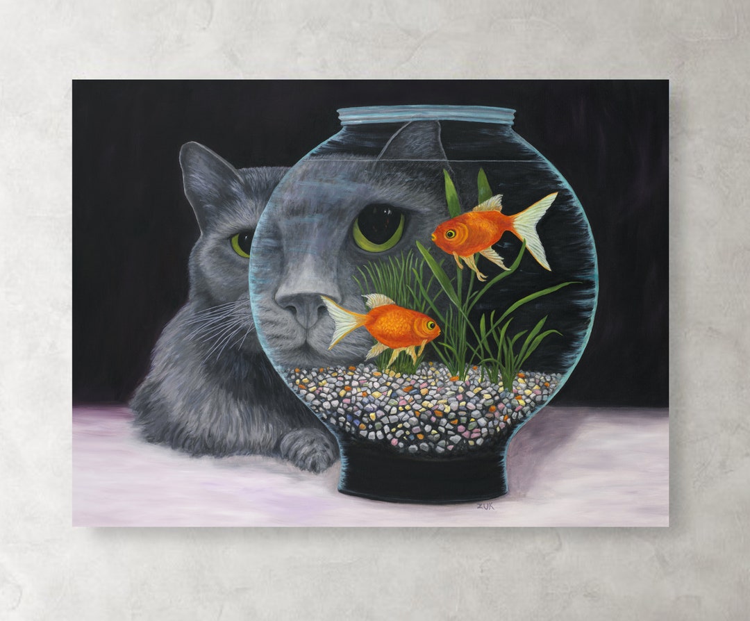 Boccia per gatti e pesci, Boccia per gatti e pesci, Ornamento per boccia  per pesci, Ornamento