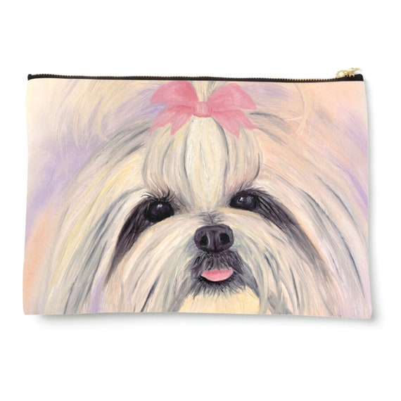 Shih Tzu Canvas Tote Bag - Swirl Shih Tzu Canvas Tote Bag - Swirl