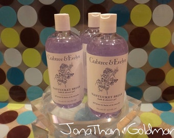 Crabtree & Evelyn Nantucket Briar Bath Gel de baño y ducha 500 ml 16,9 fl oz NUEVO