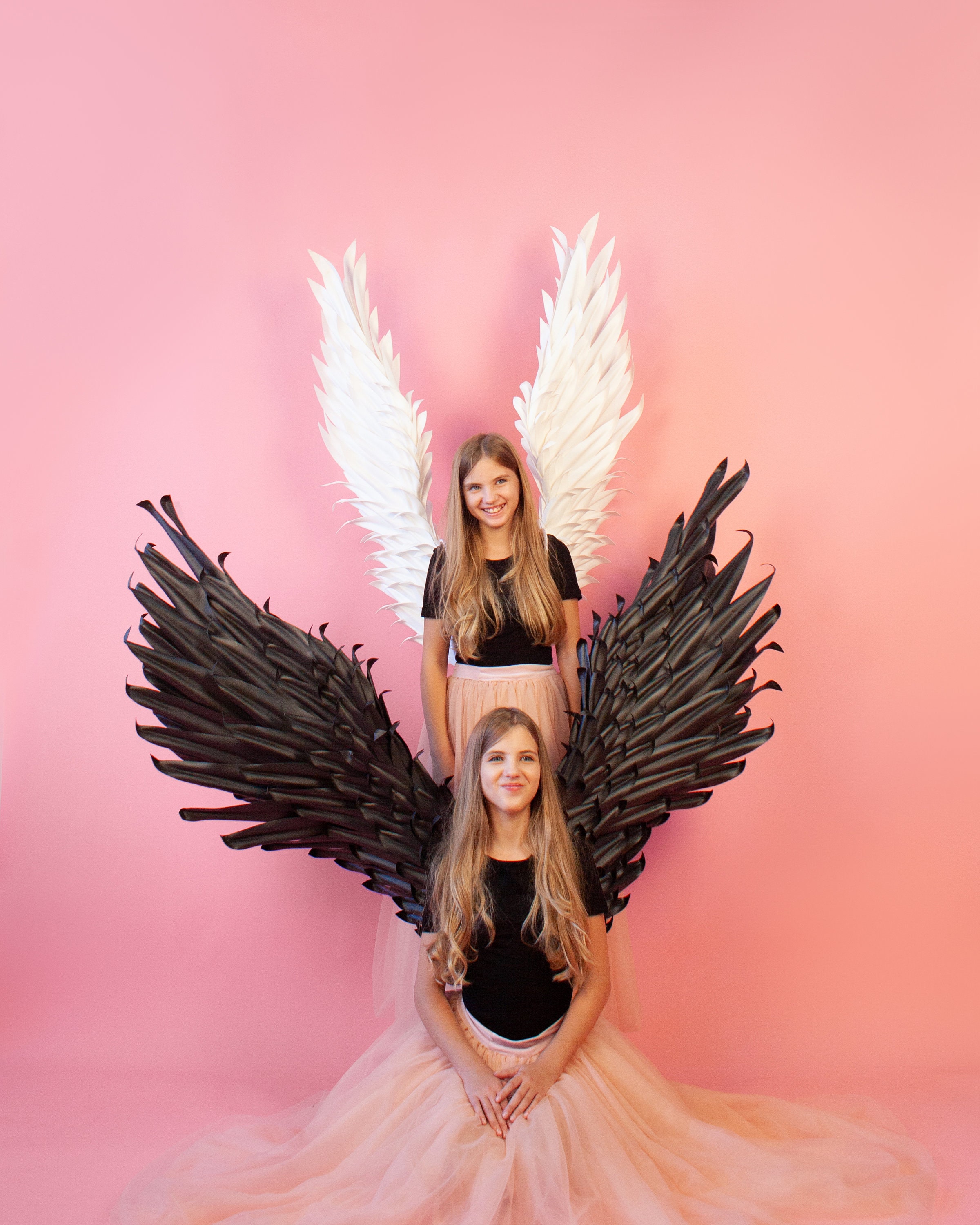 Angel Wings for Kids Black Wings Angel Wings Halloween Etsy