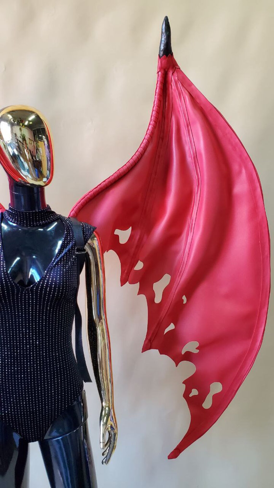 Red Devil Wings Costume Bat Wings Costume Wings Halloween Etsy