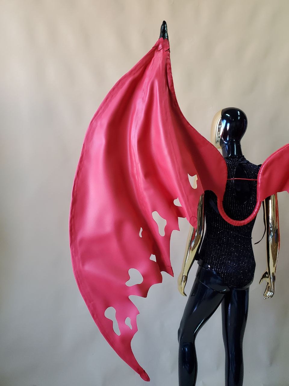 Red Devil Wings Costume Bat Wings Costume Wings Halloween Etsy