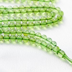 99 beads Green Amber Tespih, Natural Green amber 5mm ball beads, Islamic prayer beads, Tesbih, Misbaha, Amber rosary, Tarboosh, مسبحة