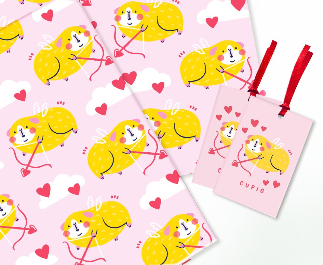 CUPIG Guinea Pig Gift Wrap Present Wrapping Paper Etsy